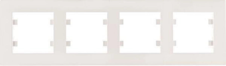 Plaque Intens 4P jaune - blanc – Hager WL5740