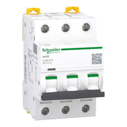 Acti9, iC60N disjoncteur 3P 16A courbe D