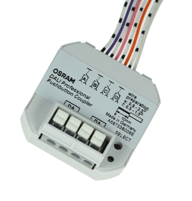 Coupleur DALI PB G2 Coupler Pushb G2 – OSRAM 4062172087575
