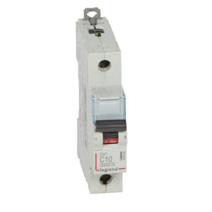 Disjoncteur miniature DX3 10 A, 400 V, 1P, 10kA, 230 V, profondeur 44 mm, largeur 1 – Legrand 407668 – lot de 10