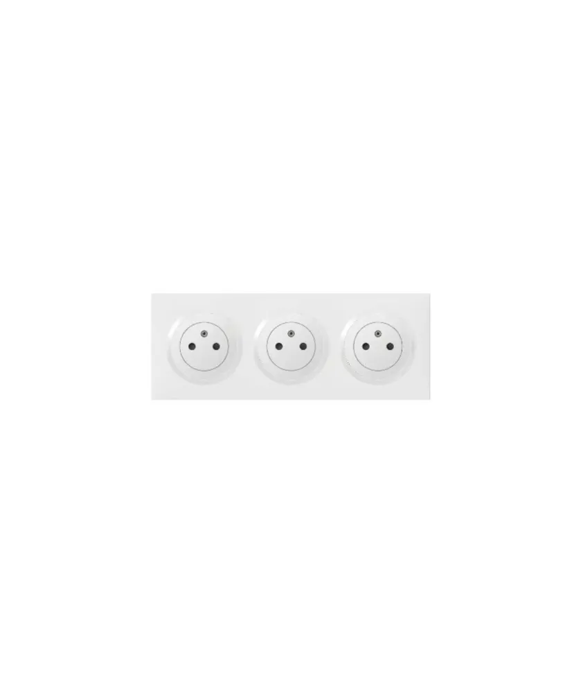 LEGRAND Dooxie Triple prise de courant 2P+T surface 16A précâblées complet