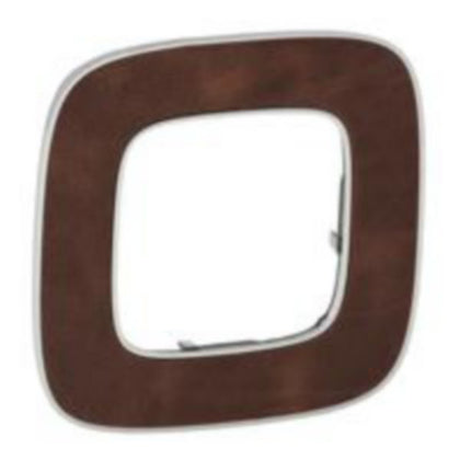 Plaque Valena Allure IP20, IK04, 91.5 mm, 10 mm, Brown, 1 poste – Legrand 754451