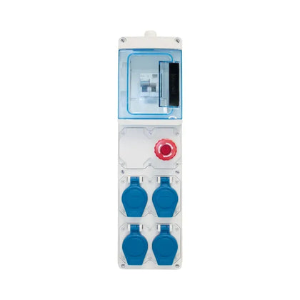 Coffret de chantier mono 4 prises simplifié