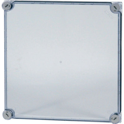 Cap, transparent smoky gris, HxWxD=375x375x25mm – EATON 019576