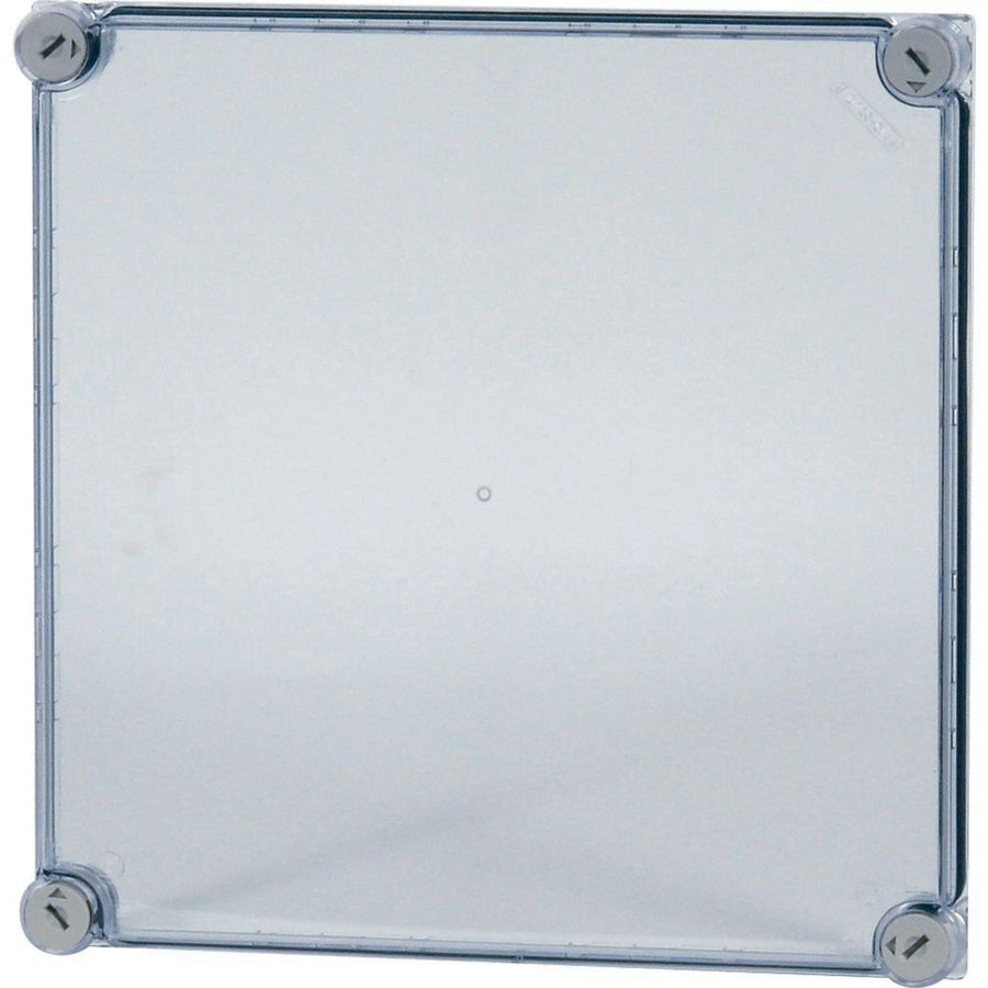 Cap, transparent smoky gris, HxWxD=375x375x25mm – EATON 019576