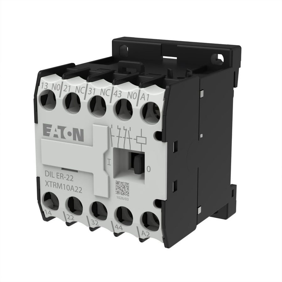 Contacteur relais, 230 V 50 Hz, 240 V 60 Hz, N/O = Normally open: 2 N/O, N/C = Normally closed: 2 NC, à vis borne, AC operation – EATON 051777