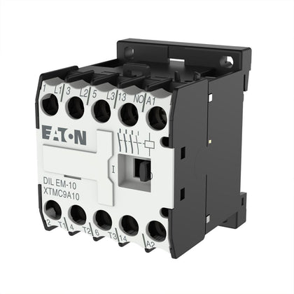 Contacteur, 110 V 50 Hz, 120 V 60 Hz, 3 pôles, 380 V 400 V, 4 kW, Contacts N/O = Normally open= 1 N/O, à vis borne, AC operation – EATON 051783