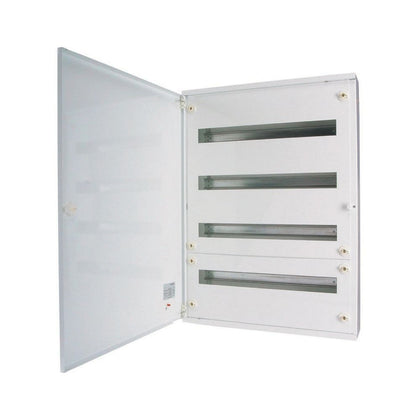 Complete surface-mounted flat distribution board, blanc, 24 SU per row, 2 rows, type C – EATON 113685