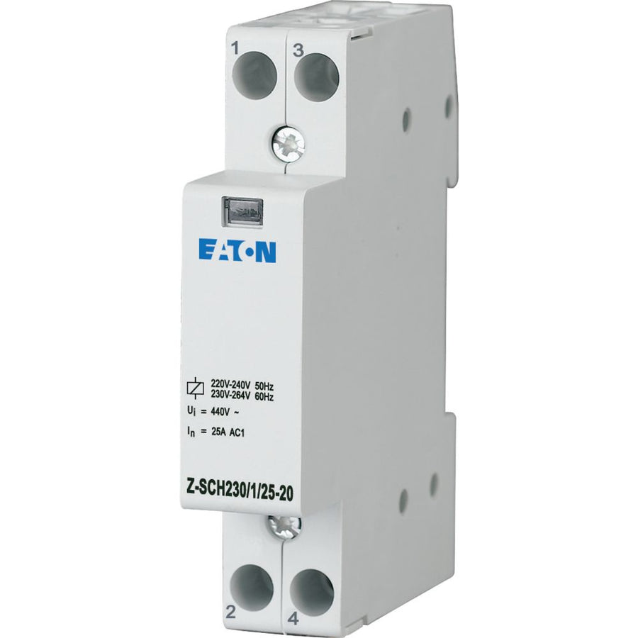 Contacteur modulaire, 230VAC, 2N/O, 25A – EATON 120853
