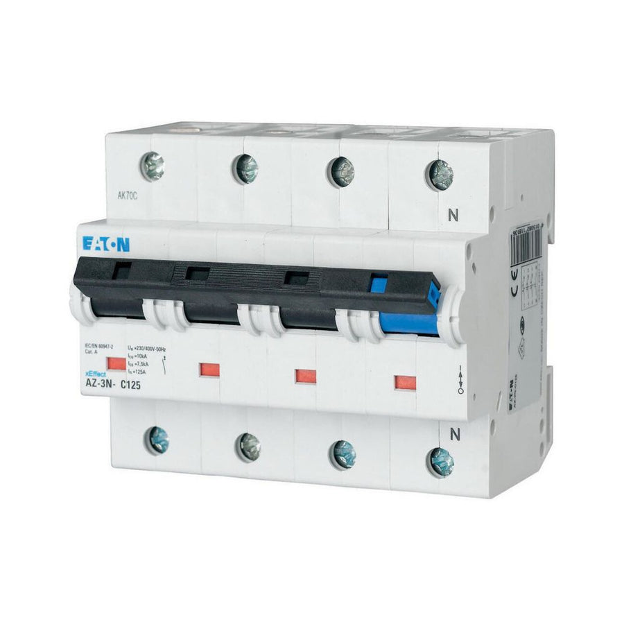 Disjoncteur modulaire 80A, 3p+N, courbe C – EATON 211803