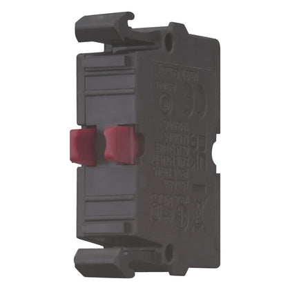 Bloc de contact, à vis borne, Front fixing, 1 NC, 24 V 3 A, 220 V 230 V 240 V 6 A – EATON 216378 – lot de 20