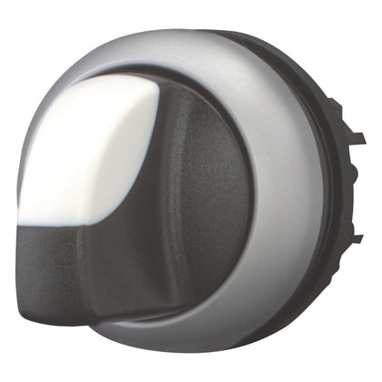 Commutateur, RMQ-Titan, à manette, à impulsion, 2 positions, collerette titane – EATON 216865