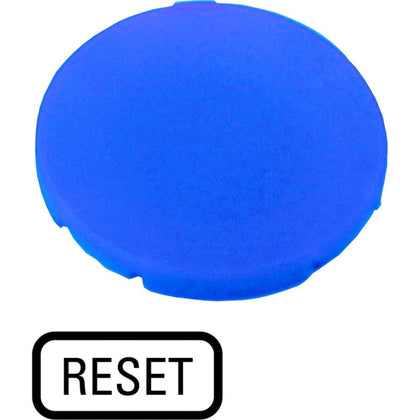 Bouton plat bleu RESET – EATON 218204 – lot de 10