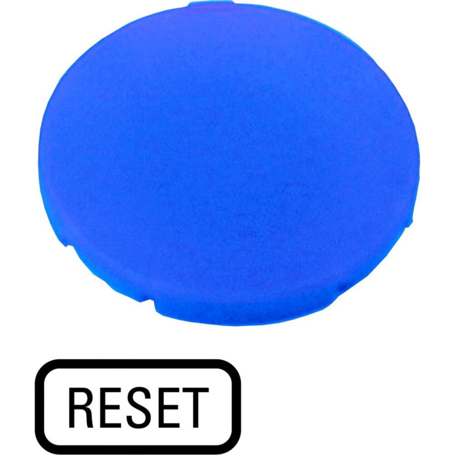 Bouton plat bleu RESET – EATON 218204 – lot de 10