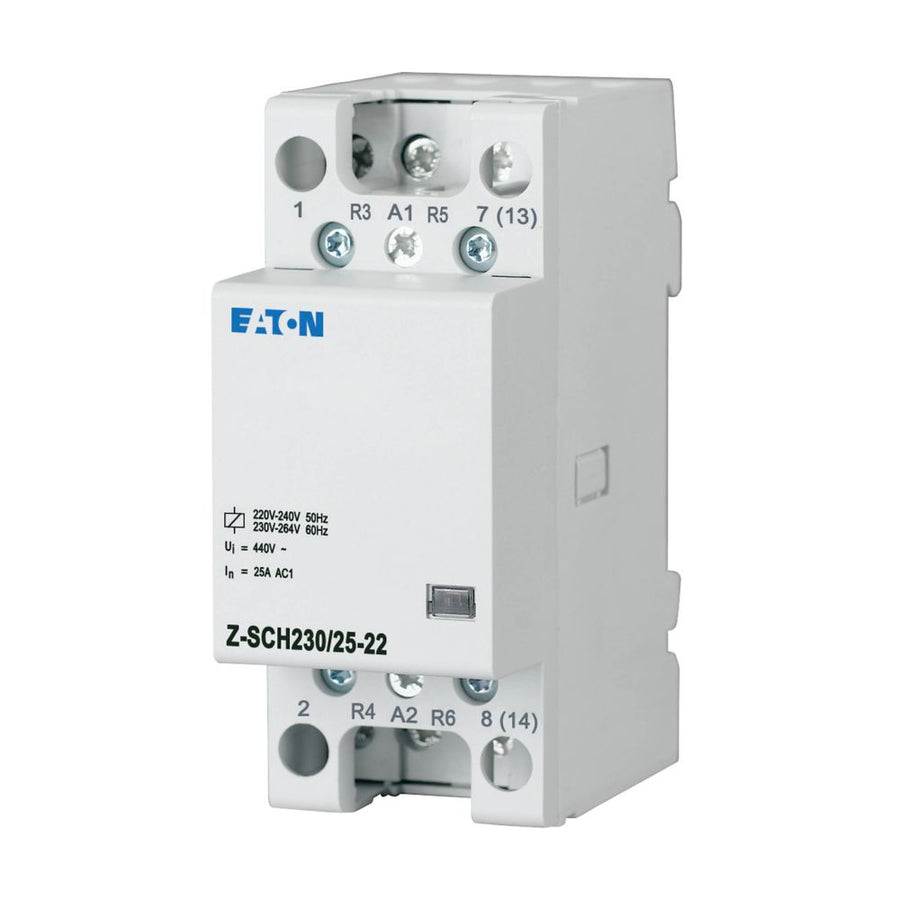 Contacteur modulaire, 230VAC/50Hz, 2N/O+2N/C, 25A, 2HP – EATON 248849