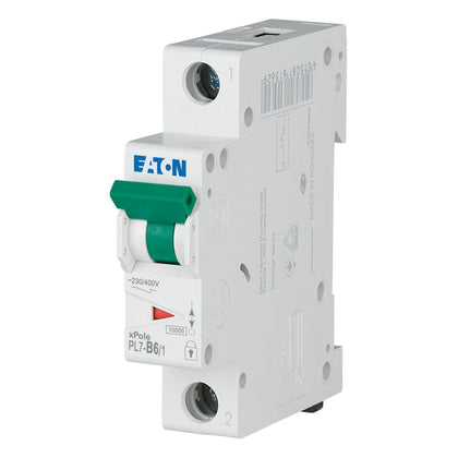 Disjoncteur modulaire 6 A, 1p, courbe B – EATON 262673