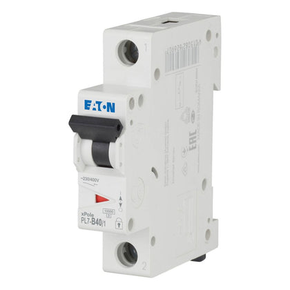 Disjoncteur modulaire 40 A, 1p, courbe B – EATON 262690