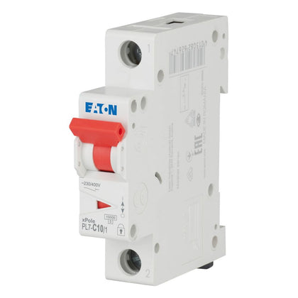 Disjoncteur modulaire 10 A, 1p, courbe C – EATON 262702