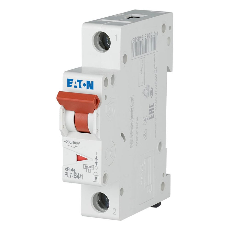 Disjoncteur modulaire 4 A, 1p, courbe B – EATON 264850