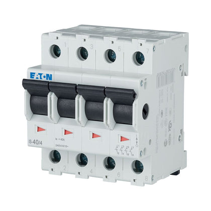 Interrupteur principal, 240/415 V AC, 40A, 4 pôles – EATON 276273