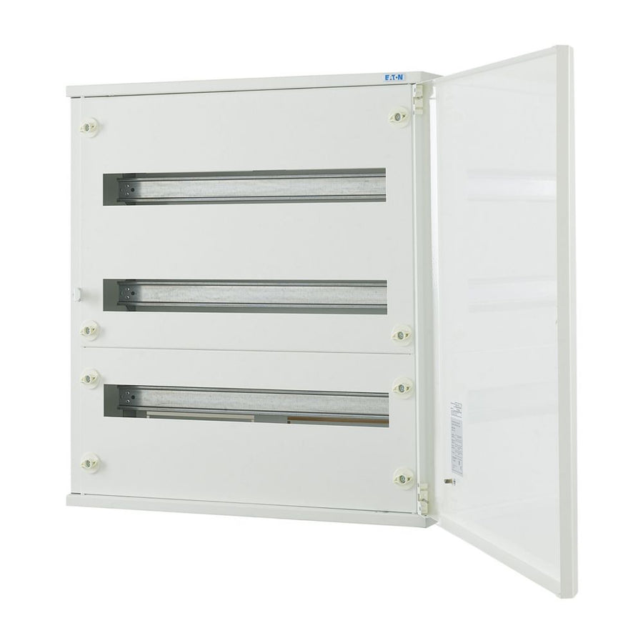 Complete surface-mounted flat distribution board, blanc, 24 SU per row, 3 rows, type C – EATON 283031