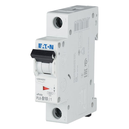 Disjoncteur modulaire 10 A, 1p, courbe B – EATON 286519