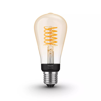Lampe LED HueW 7W Fil ST64 E27 EUR – PHILIPS 929002241201