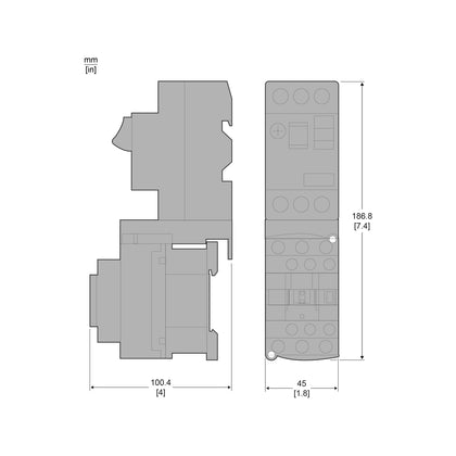 Combination bloc FT GV2, 3P, 32 A – Schneider Electric GV2AF3 – lot de 10