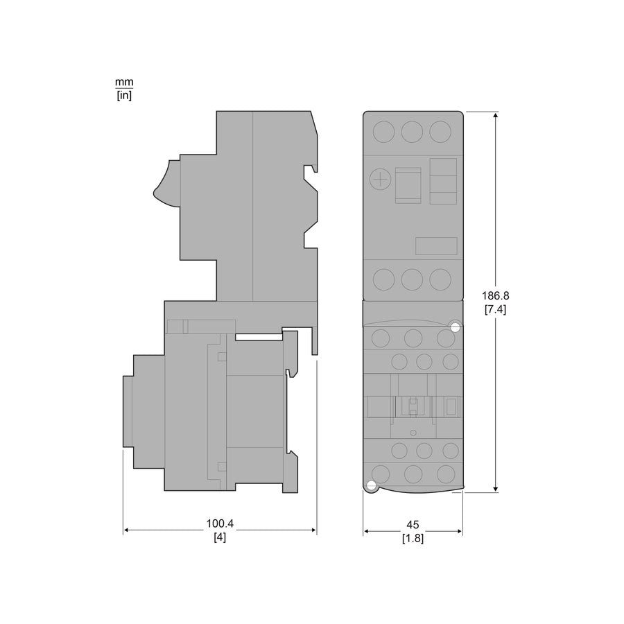 Combination bloc FT GV2, 3P, 32 A – Schneider Electric GV2AF3 – lot de 10