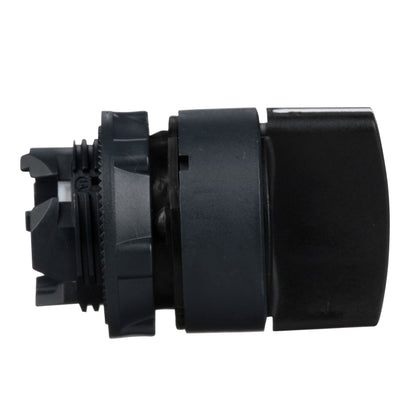 Tête de sélecteur Harmony XB5, 2 positions, 22mm, IP67, noir, à position maintenue, CAD hors tout hauteur: 29mm – Schneider Electric ZB5AD2