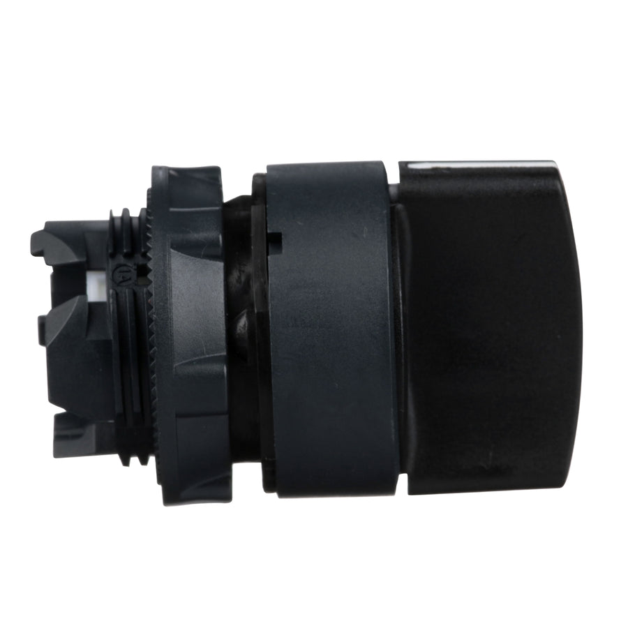 Tête de sélecteur Harmony XB5, 2 positions, 22mm, IP67, noir, à position maintenue, CAD hors tout hauteur: 29mm – Schneider Electric ZB5AD2