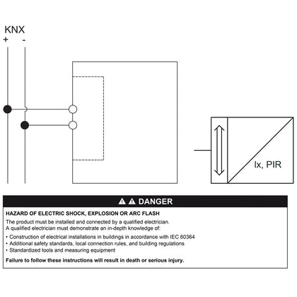 Présence détecteur SpaceLogic KNX ARGUS, IP20, blanc, 6 canaux – Schneider Electric MTN630919