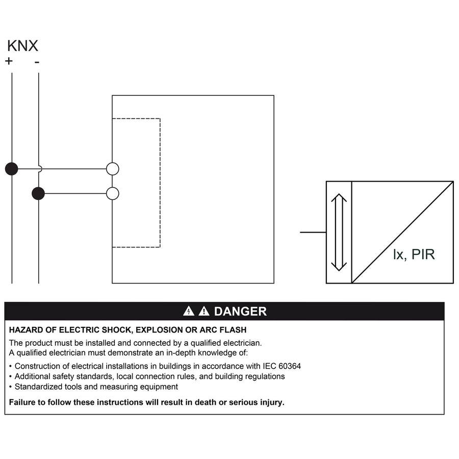 Présence détecteur SpaceLogic KNX ARGUS, IP20, blanc, 6 canaux – Schneider Electric MTN630919