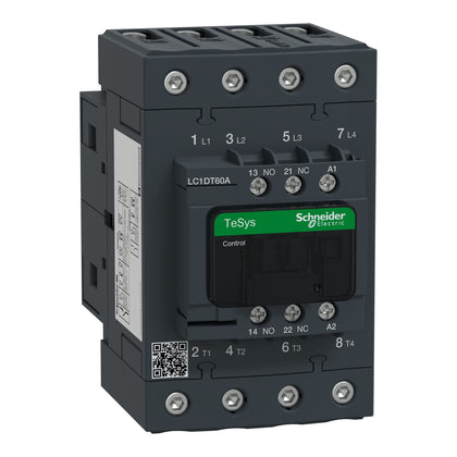 Schneider TeSys D Everlink - Contacteur 4P 60A AC-1 bobine 230 V CA 50/60 Hz - LC1DT60AP7