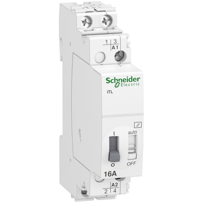 Impulsion relais Acti9 iTL, 2P, 16 A, 110 V DC, 2NO, IP20 – Schneider Electric A9C30812