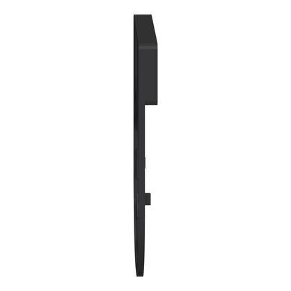 Porte-étiquette Harmony XB4, 8×27mm, foncé gris, 30×40mm, Destination de l'accessoire / pièce séparée: Ø 22mm unité de commande ou de signalisation, vente par Indivisible quantité: 10 – Schneider Electric ZBZ32 – lot de 10