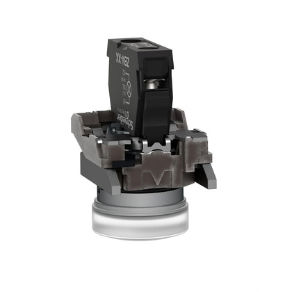 Voyant lumineux Harmony XB4, 120V AC, 22.5mm, IP66, blanc – Schneider Electric XB4BVG1