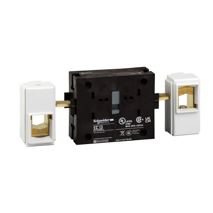 Supplémentaire neutre bloc TeSys mini-vario, 175A, 1N, 690V AC, IP20 – Schneider Electric VZ13