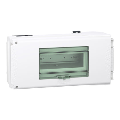 Boîtier de dérivation Canalis KN, 63 A, 230–500 V, IP55, blanc (RAL 9001), 18 mm pas: 8 – Schneider Electric KNB63SM48