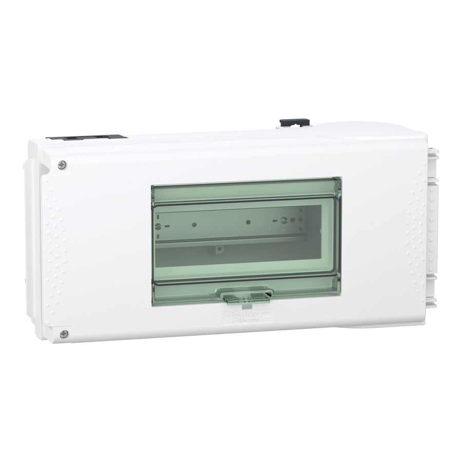 Boîtier de dérivation Canalis KN, 63 A, 230–500 V, IP55, blanc (RAL 9001), 18 mm pas: 8 – Schneider Electric KNB63SM48