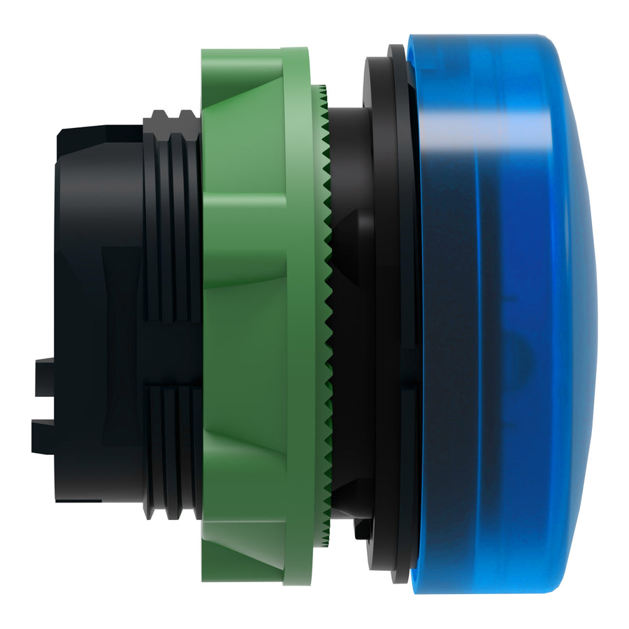 Tête de voyant lumineux Harmony XB5, 22mm, Blue, IP66, coffret type: UL type 4X / 13 – Schneider Electric ZB5AV063