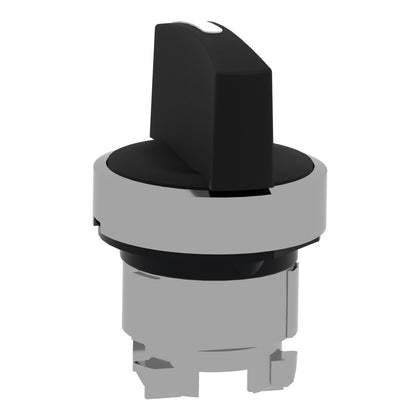 Tête de sélecteur Harmony XB4, 3 positions, 22.5mm, IP67, noir, à position maintenue – Schneider Electric ZB4BD3