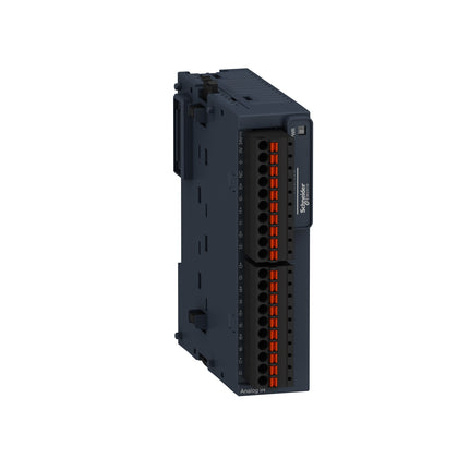 Module d'entrées analogiques Modicon TM3, 24V DC, IP20, consommation de courant typique: 40mA à 5V DC Full charge, 8 analogique Inputs (ressort) 24Vdc, 8 Inputs (ressort) 24 VDC – Schneider Electric TM3AI8G