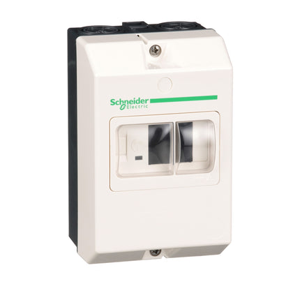 Coffret vide TeSys GV2, IP55, 147×93×84 mm, auxiliaire montage emplacement: gauche – Schneider Electric GV2MC02