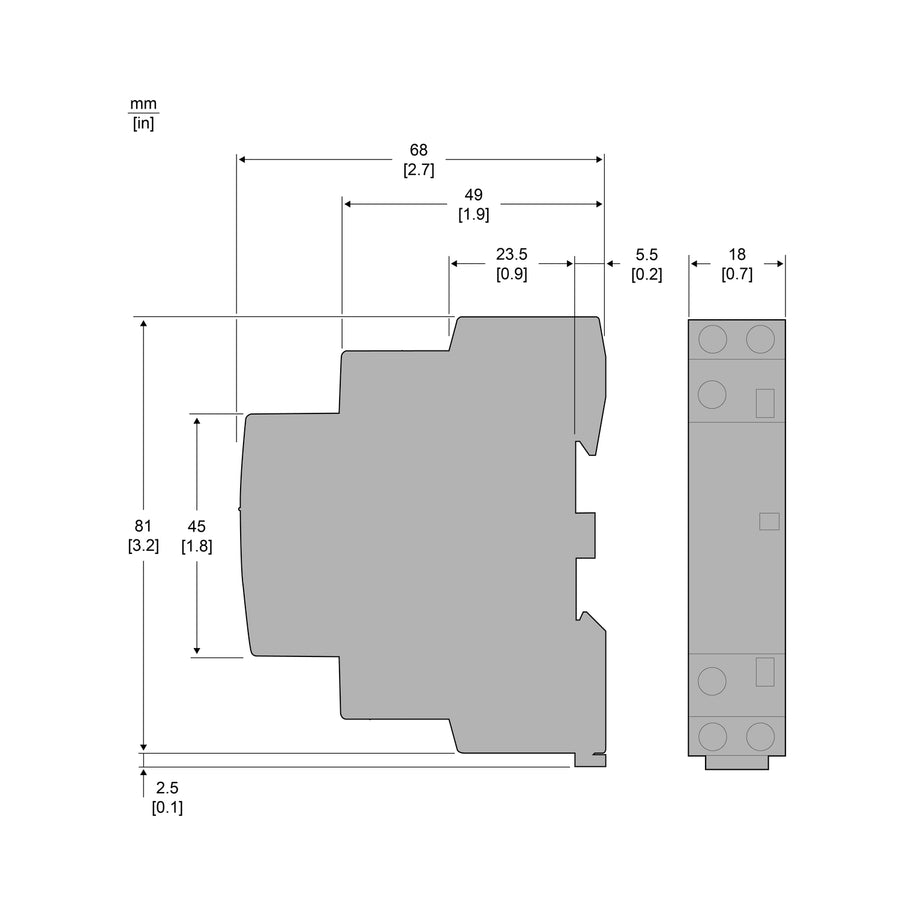 Contacteur modulaire TeSys GC, 2P, 25 A, 230 V, 2NO, IP40, commande circuit type: AC à 50 Hz – Schneider Electric GC2520M5