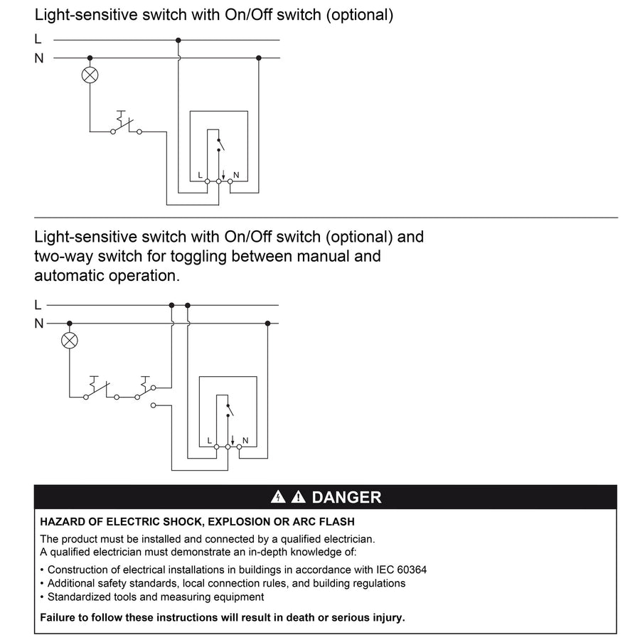 Interrupteur crépusculaire ARGUS - gris – Schneider Electric MTN544894
