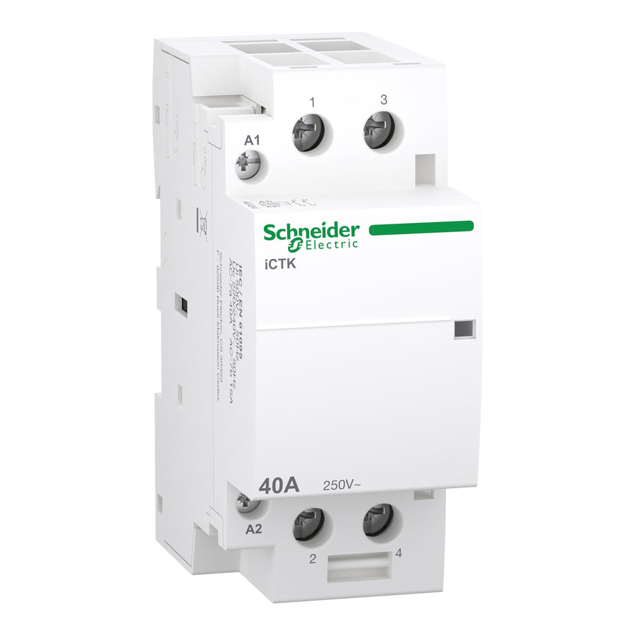 Contacteur Acti9 iCT, 40A, 250V, 2NO – Schneider Electric A9C40240