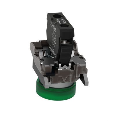 Voyant lumineux Harmony XB4, 120V AC, 22.5mm, IP66, vert – Schneider Electric XB4BVG3