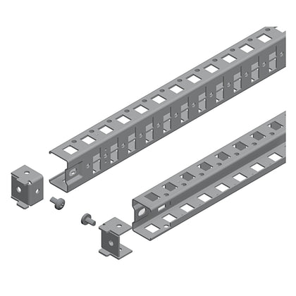 Schneider Spacial SF/SM - 2 traverses universelles 1 rangée 40x600 mm - NSYSUCR4060