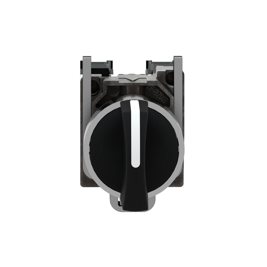 Sélecteur Harmony XB4, 2NO, 3 positions, 22.5mm, IP69, noir, bornes description Iso N°1: (23–24)no – Schneider Electric XB4BD33